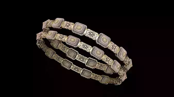 Bridal Bangles of Asia 3D 3 3D print model