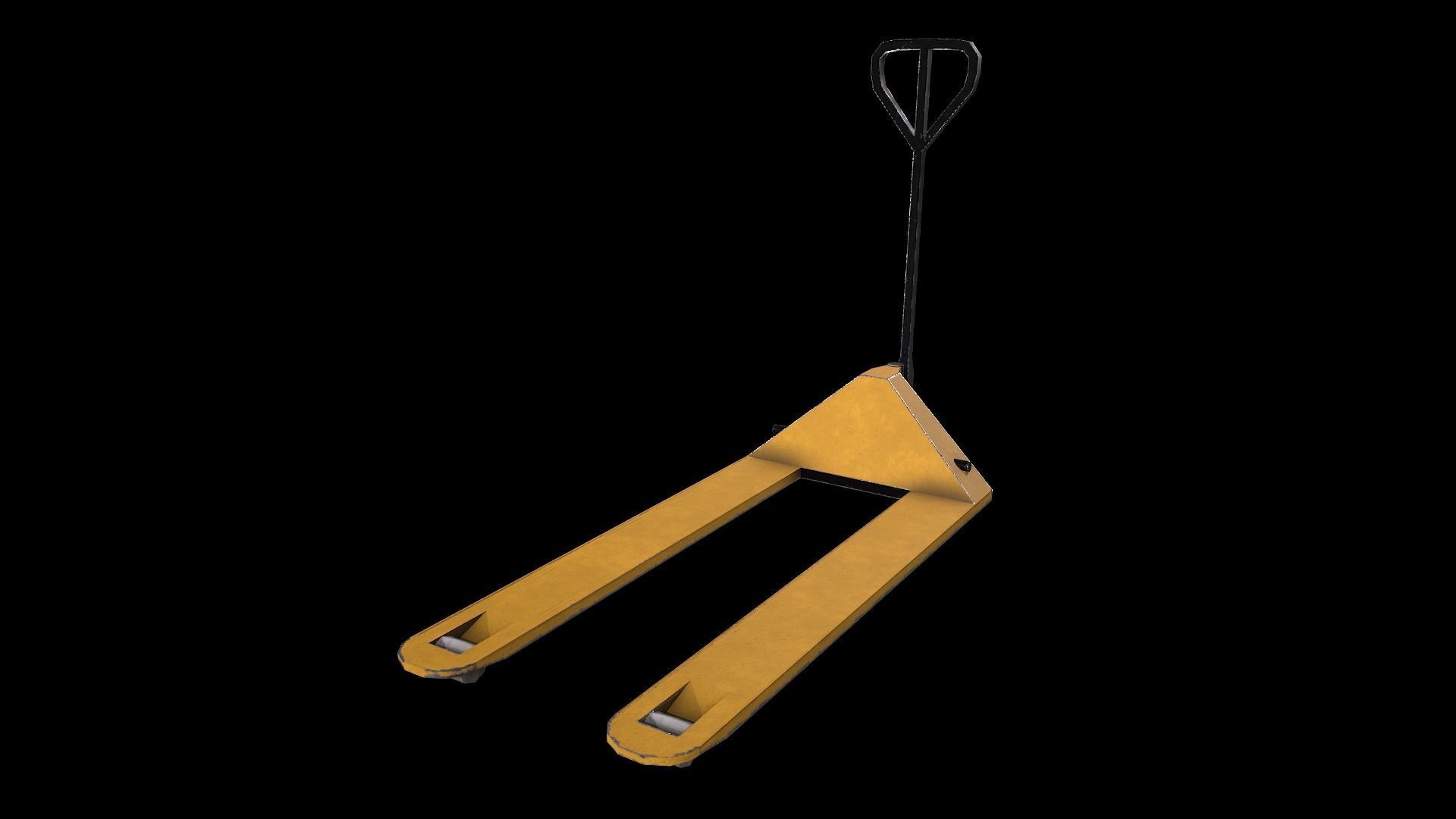 Pallet jack Low-poly 3D model_1