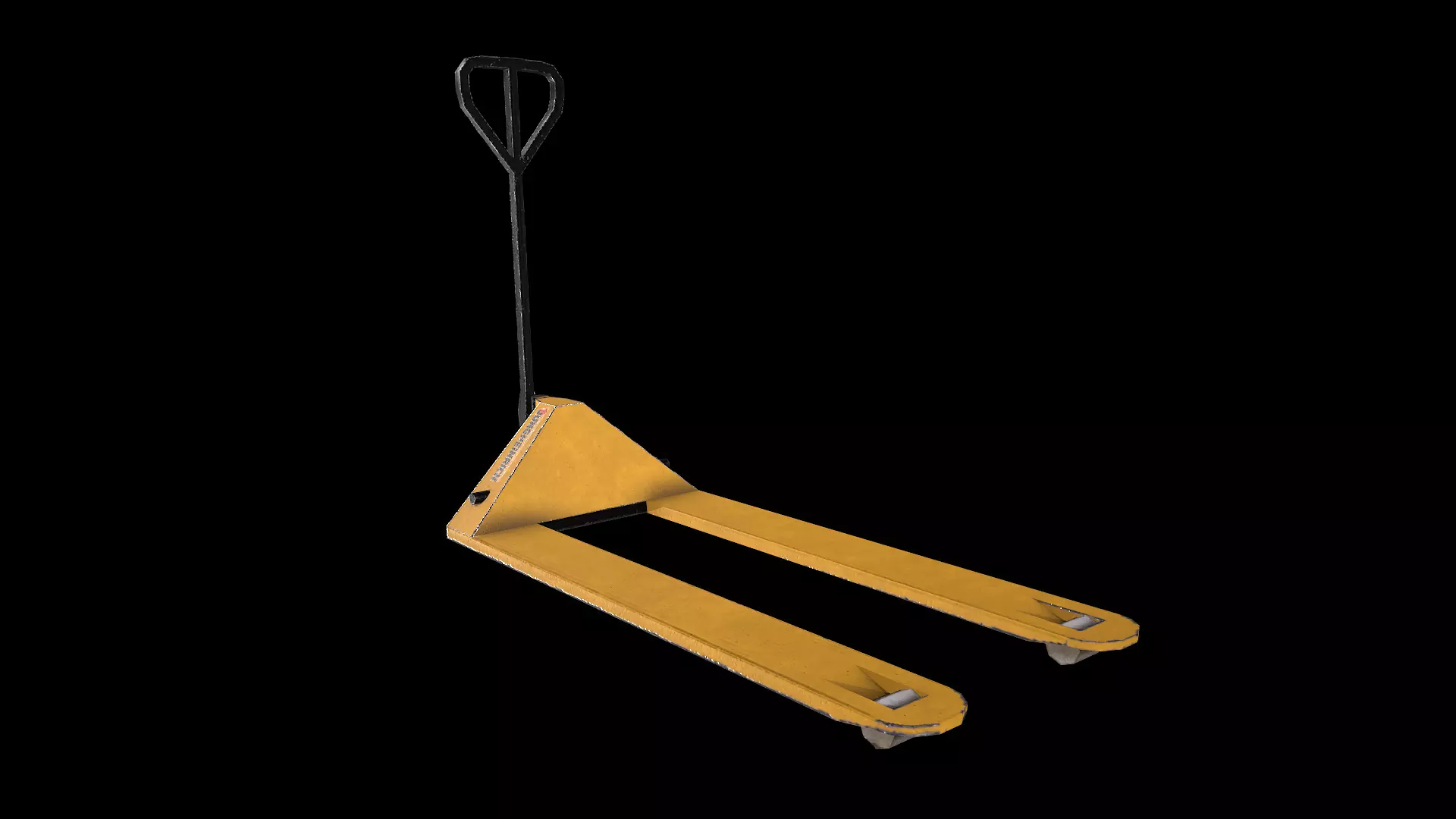Pallet jack Low-poly 3D model_0