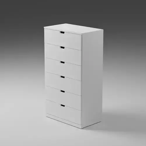 IKEA Nordli Chest of 6 Drawers Wide