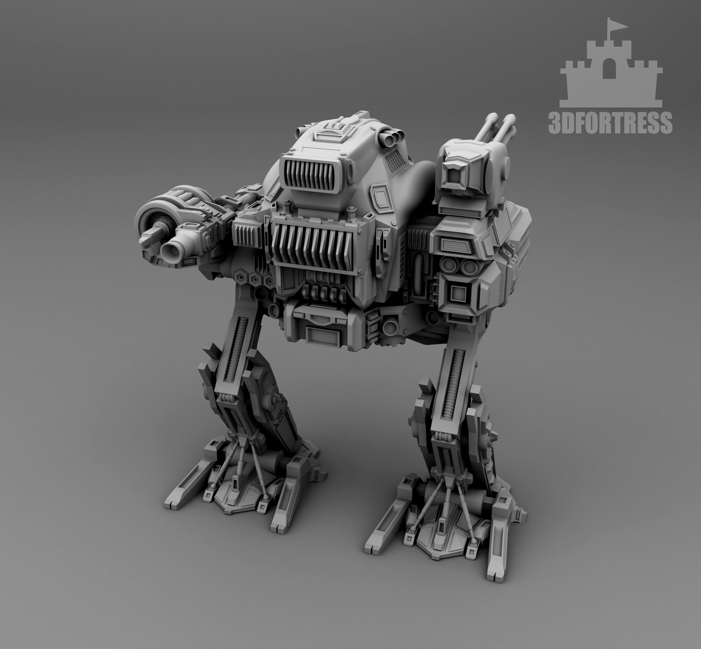  Robot Smasher 3D print model_2