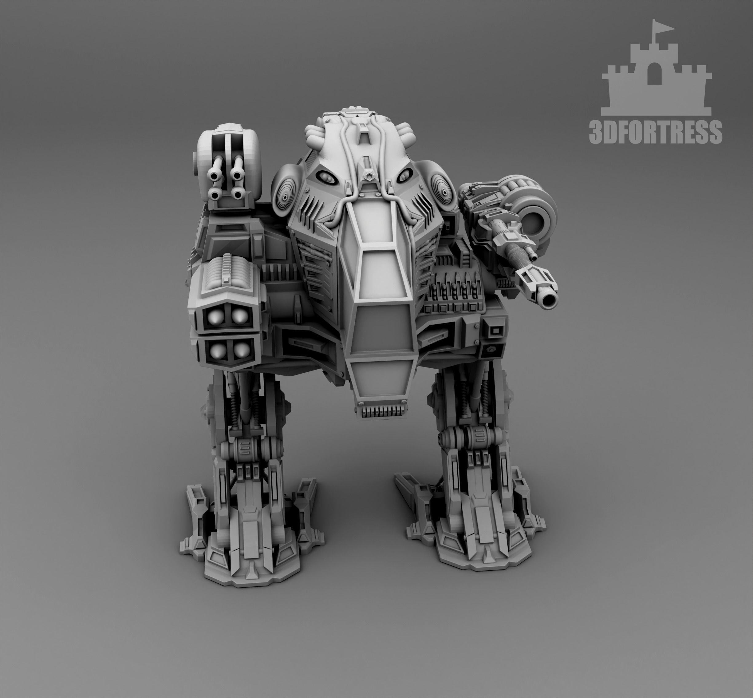  Robot Smasher 3D print model_3