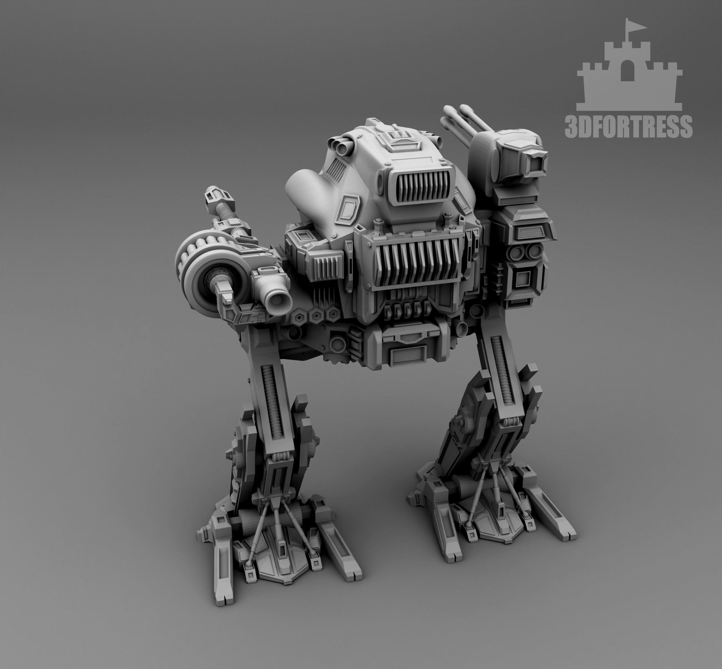  Robot Smasher 3D print model_1