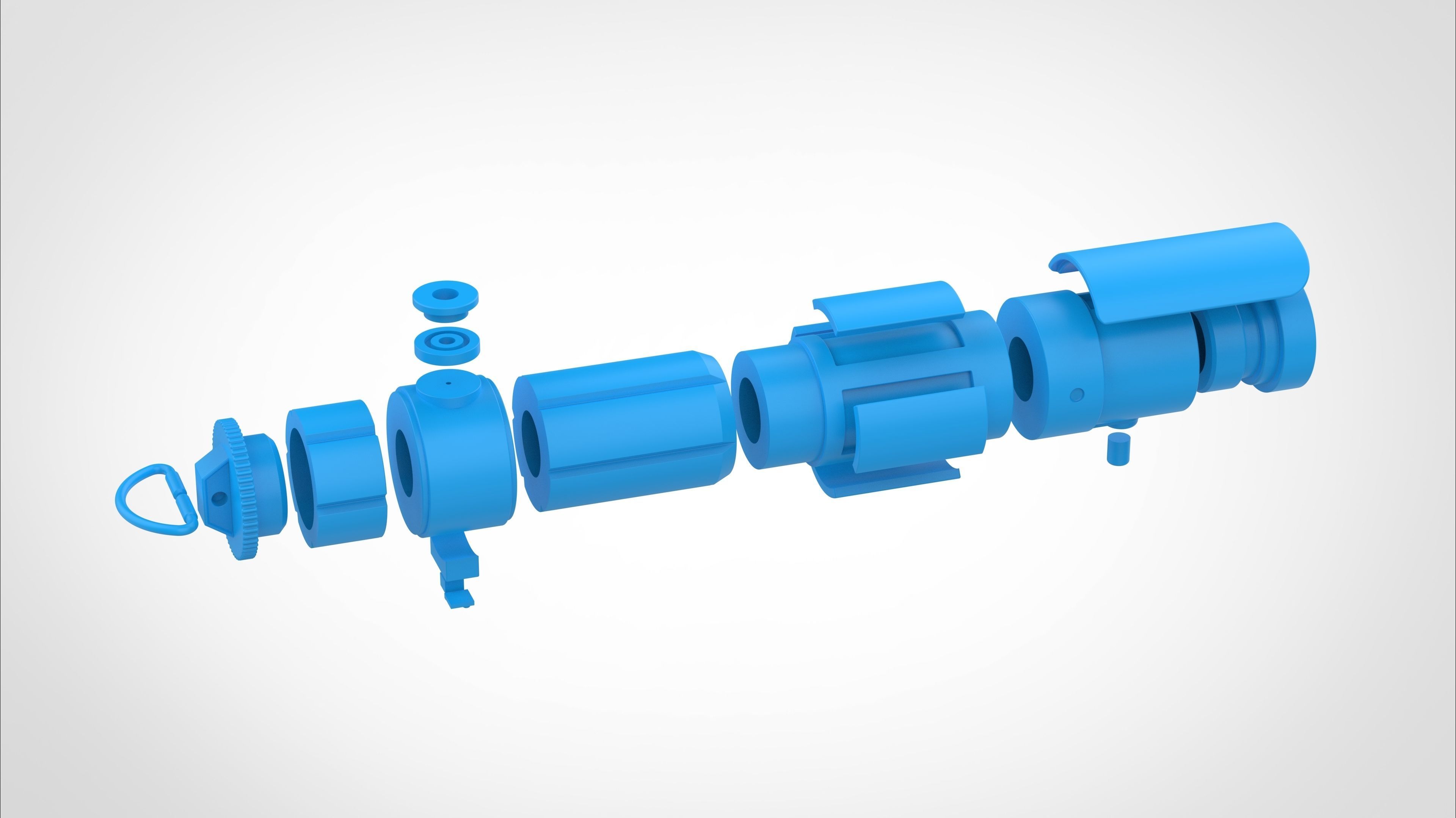 Master Indara Lightsaber from the series Acolyte 2024 3D print model_41