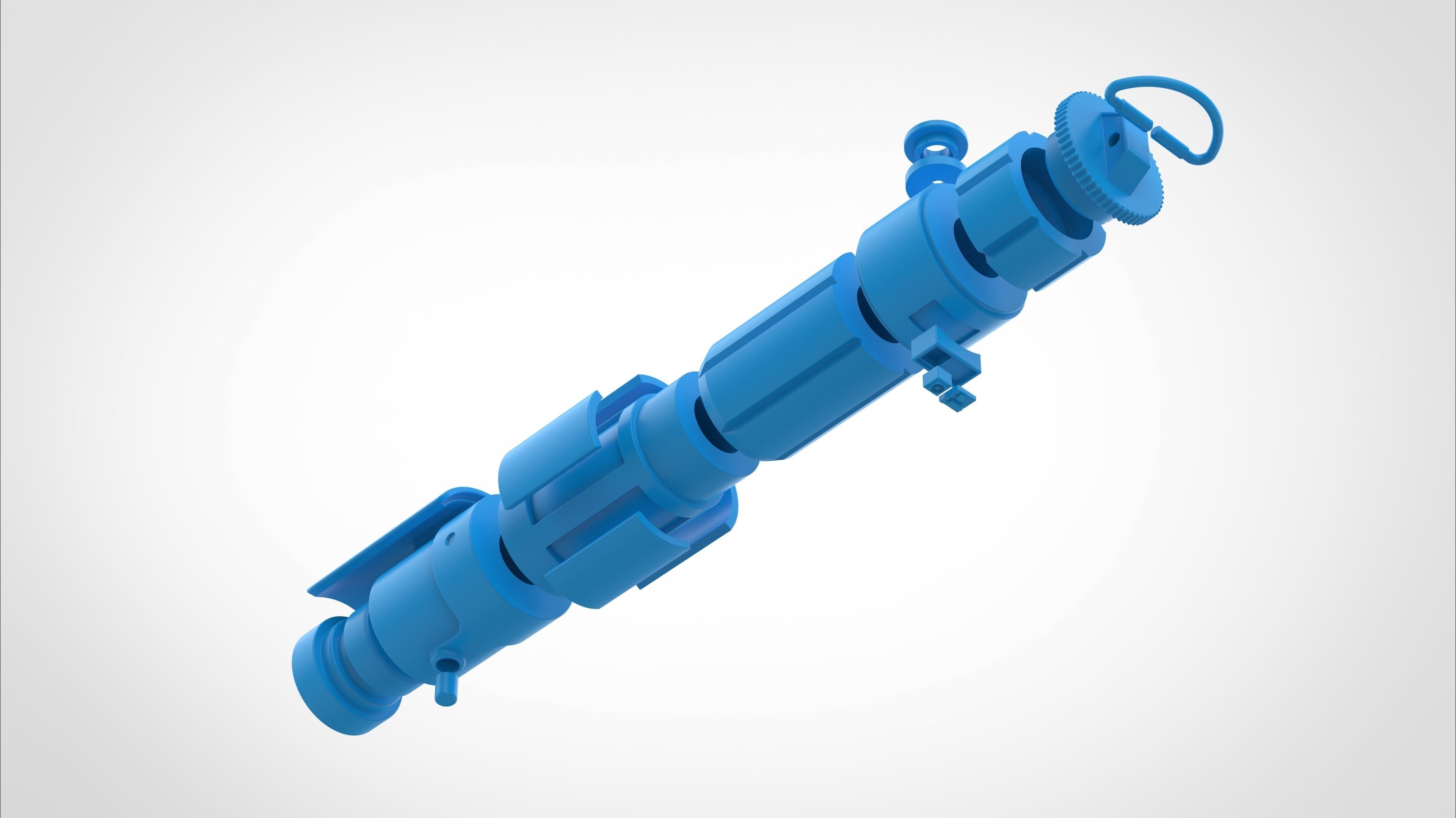 Master Indara Lightsaber from the series Acolyte 2024 3D print model_45