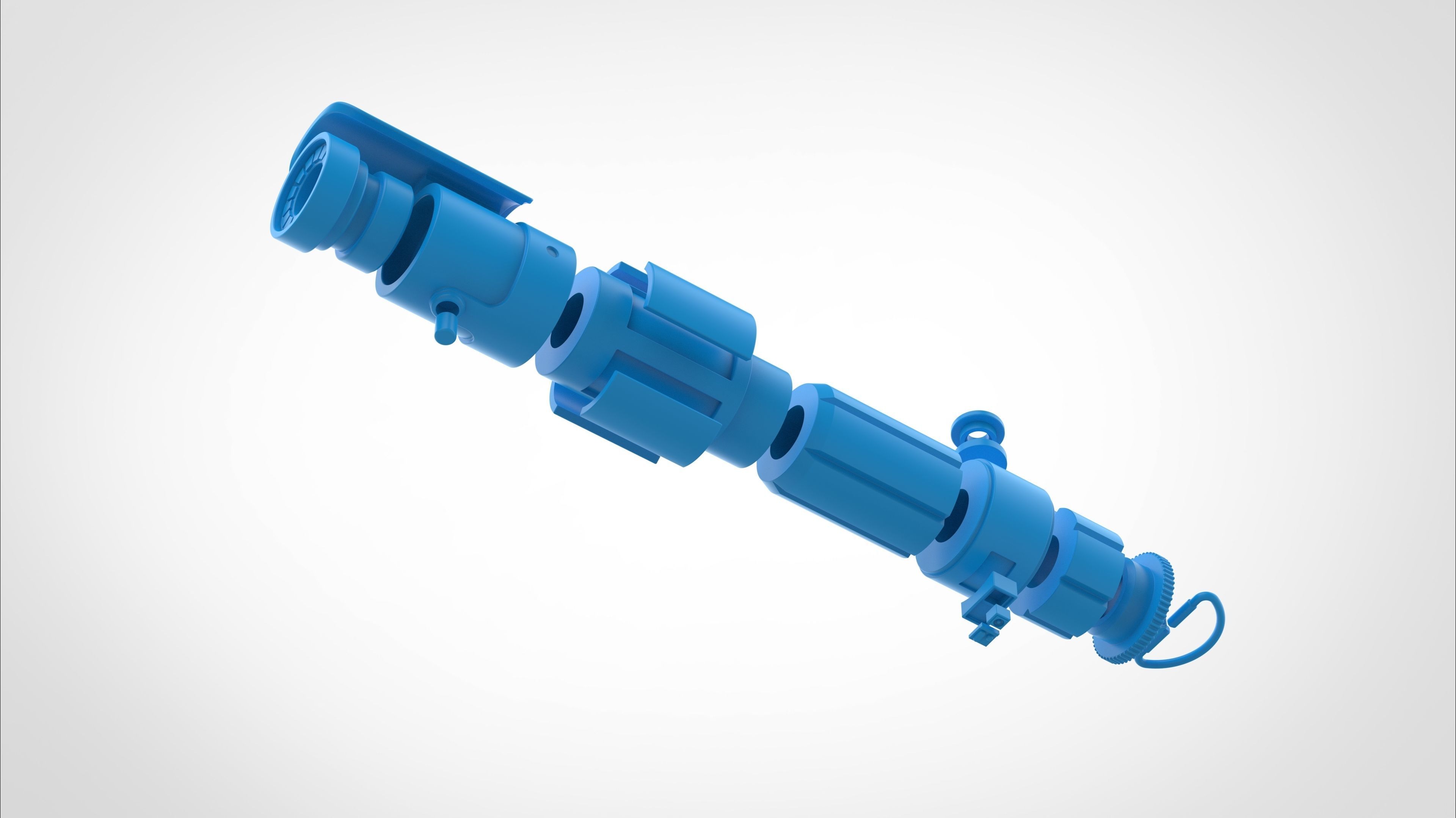 Master Indara Lightsaber from the series Acolyte 2024 3D print model_44