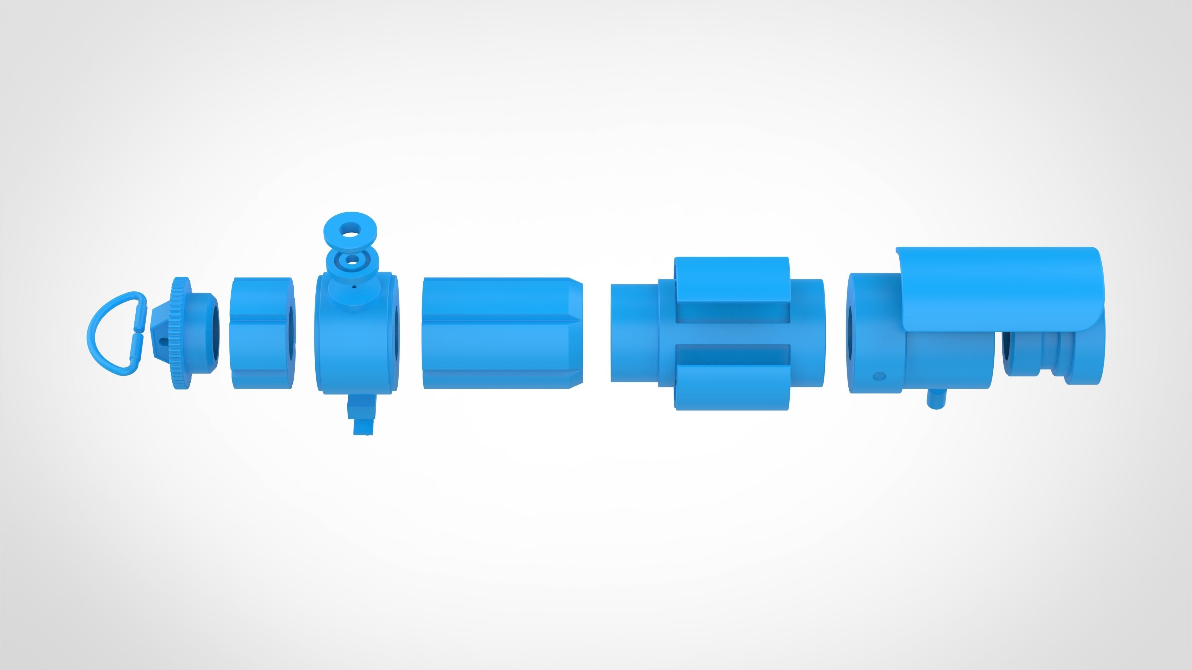 Master Indara Lightsaber from the series Acolyte 2024 3D print model_37