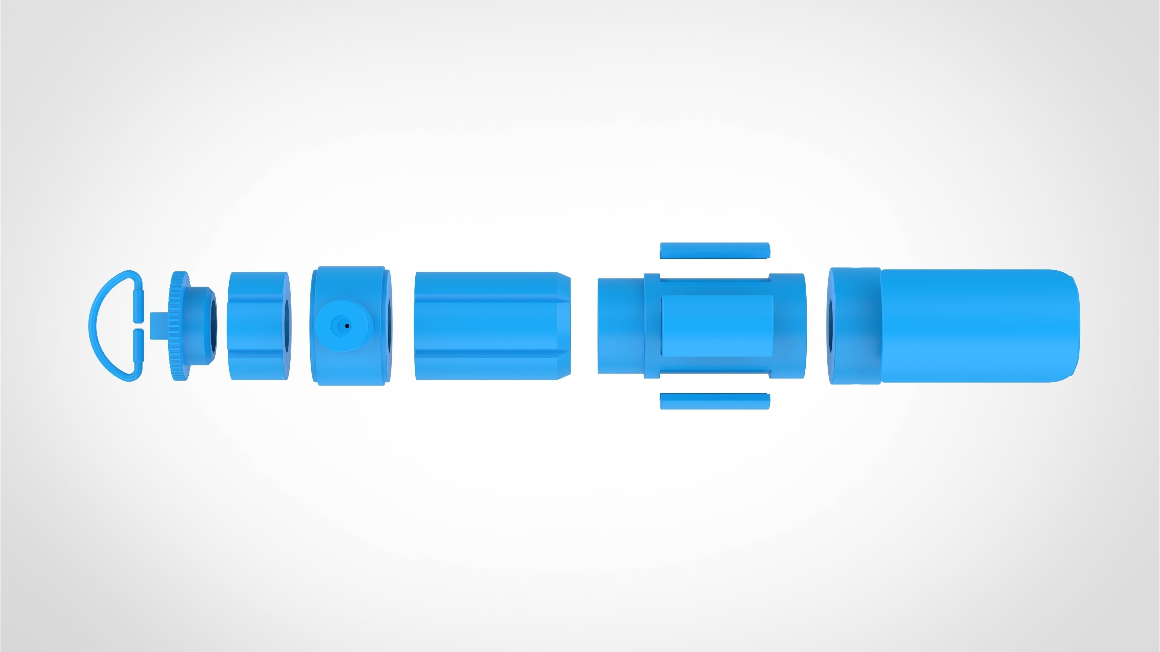 Master Indara Lightsaber from the series Acolyte 2024 3D print model_40