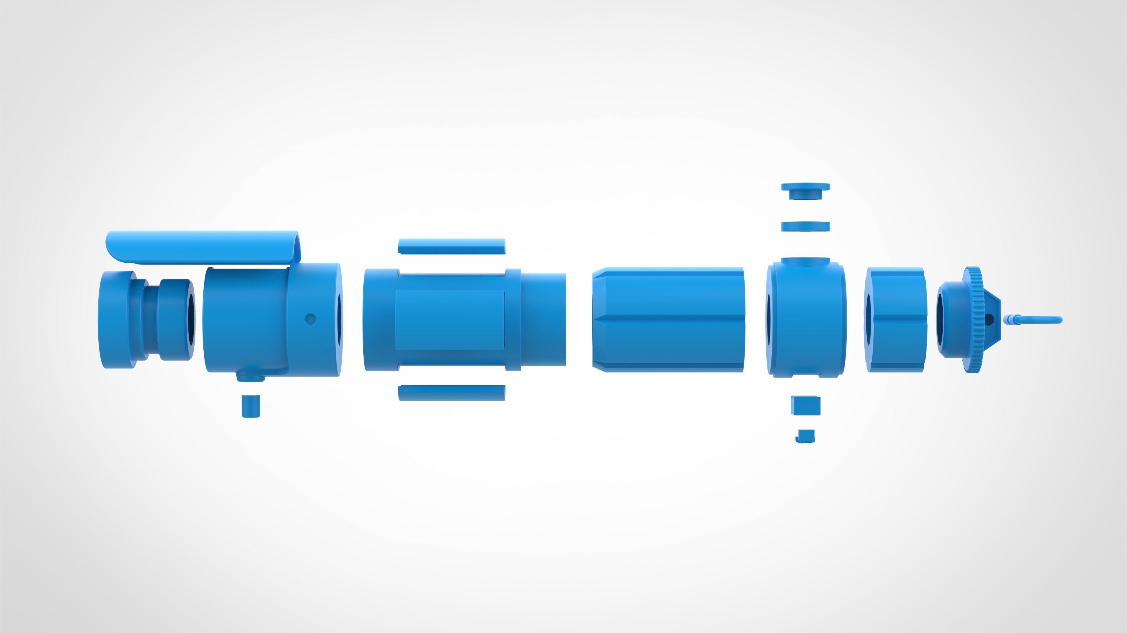 Master Indara Lightsaber from the series Acolyte 2024 3D print model_33