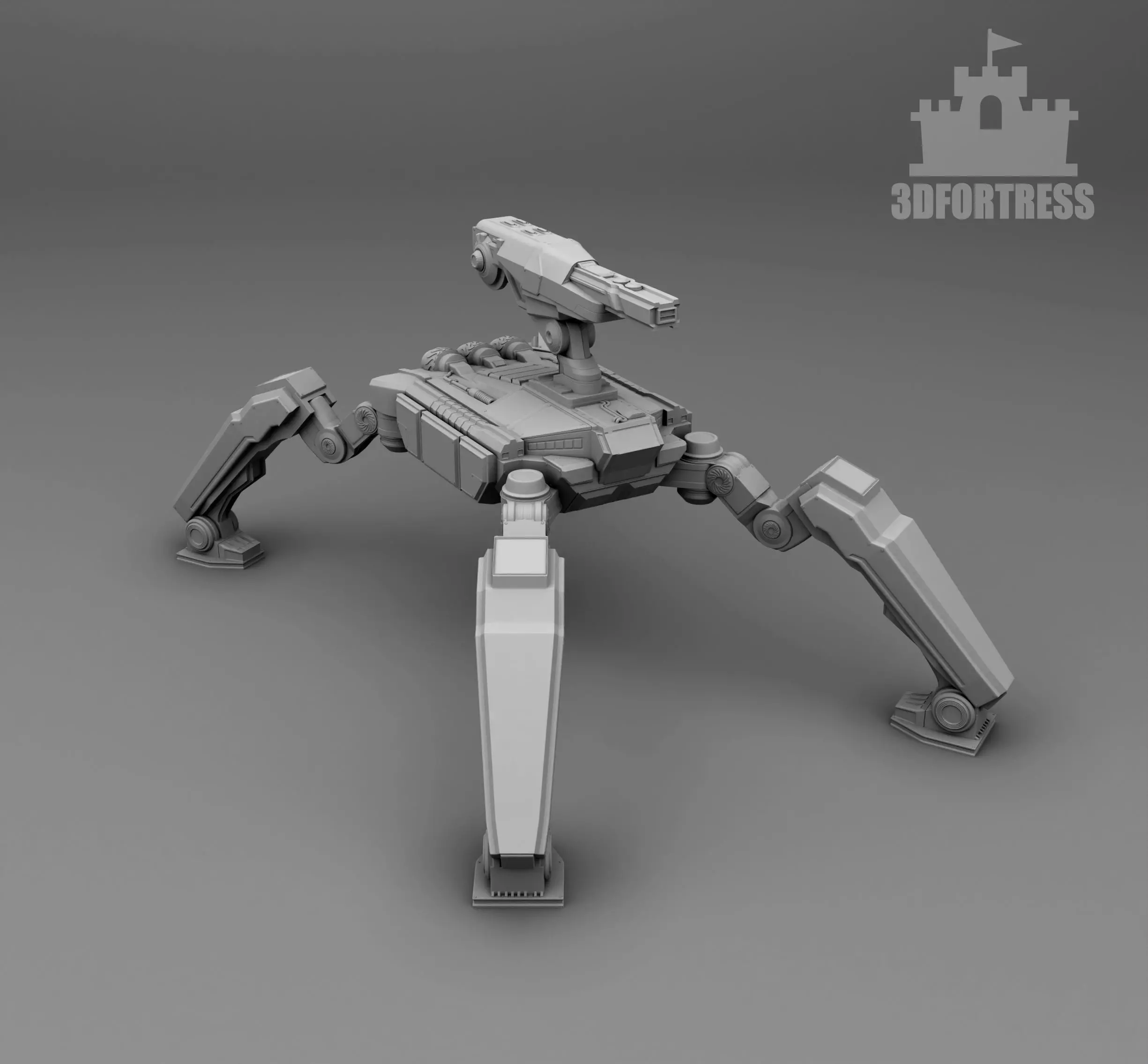  Robot support 3D print model_0
