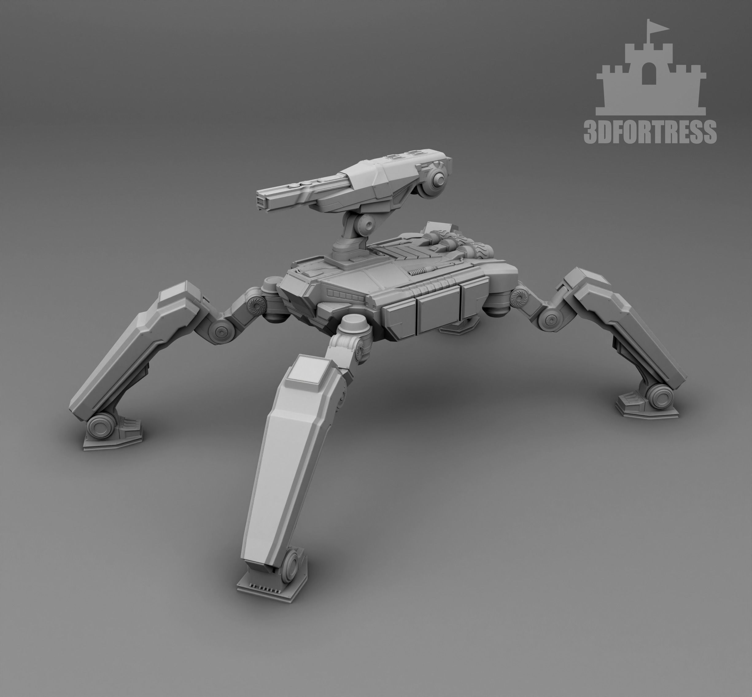  Robot support 3D print model_3
