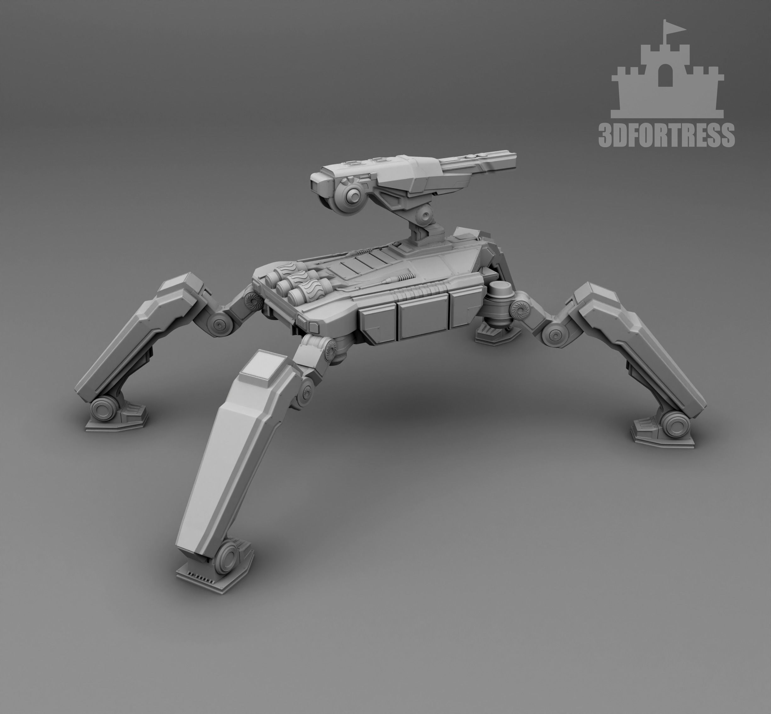 Robot support 3D print model_1