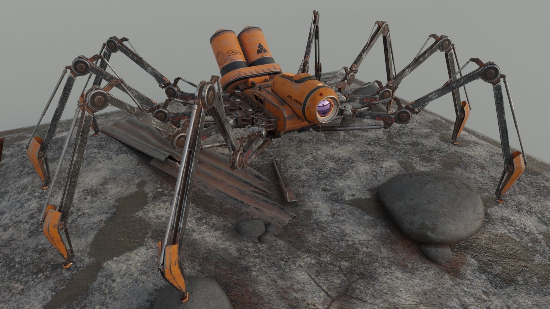 Robot spy 3D print model_6