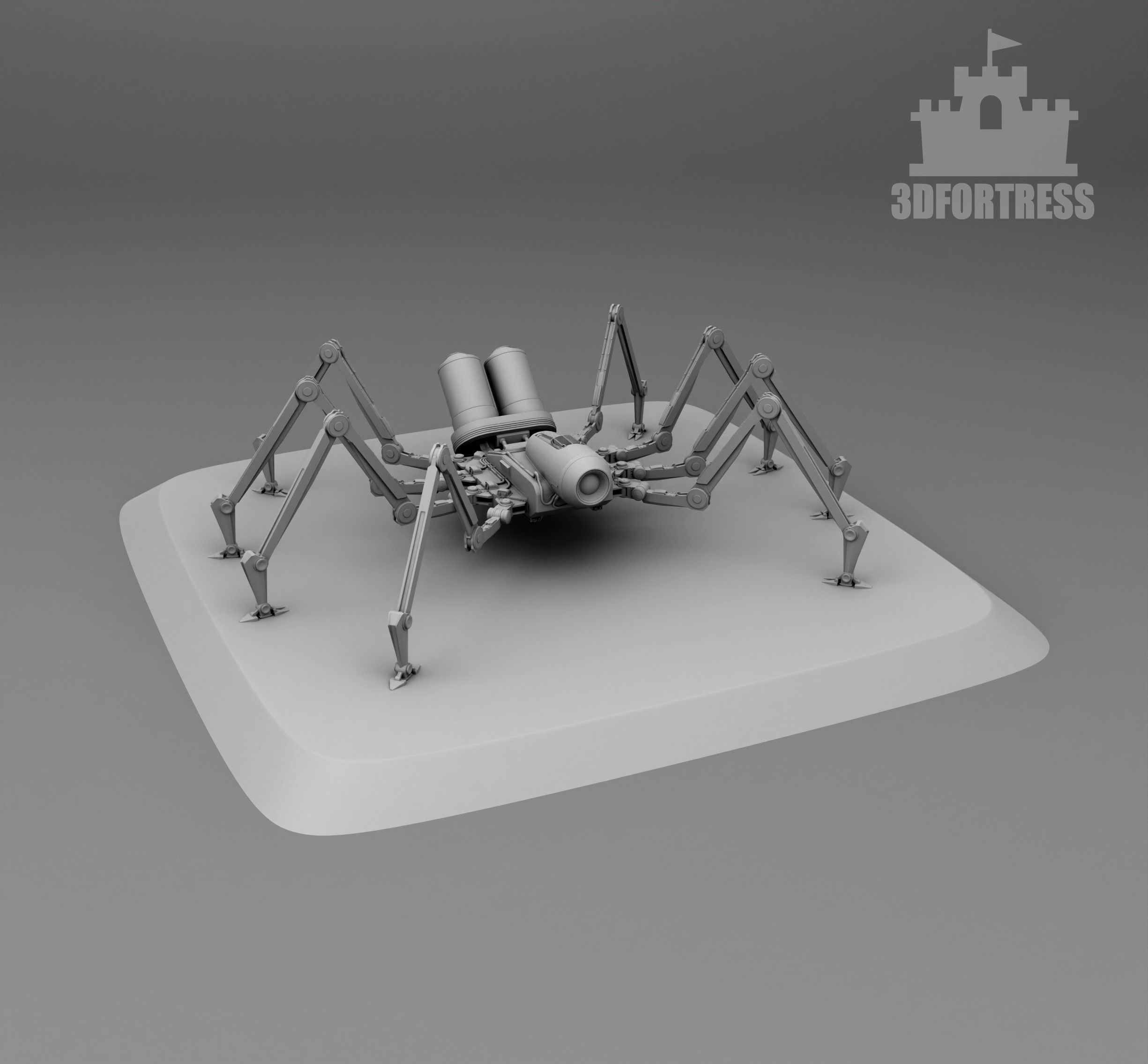 Robot spy 3D print model_1