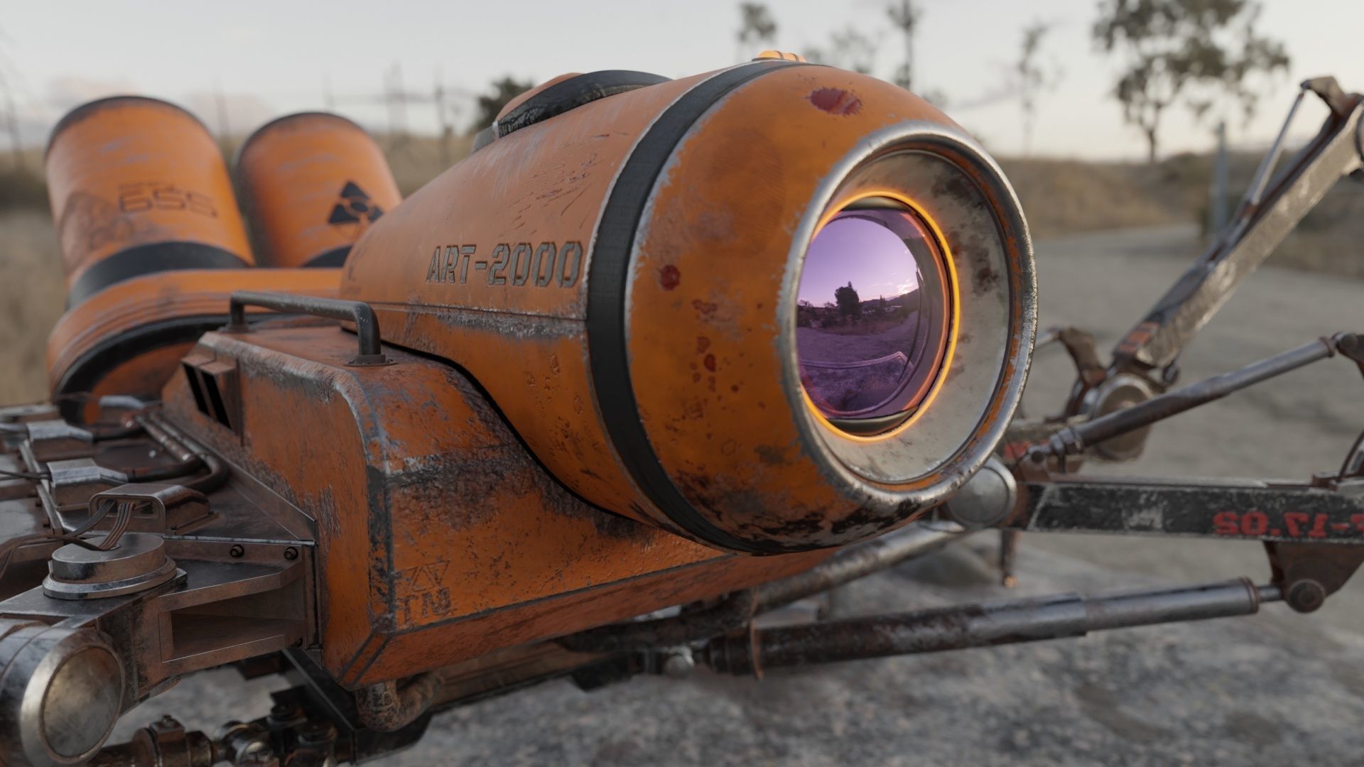 Robot spy 3D print model_4