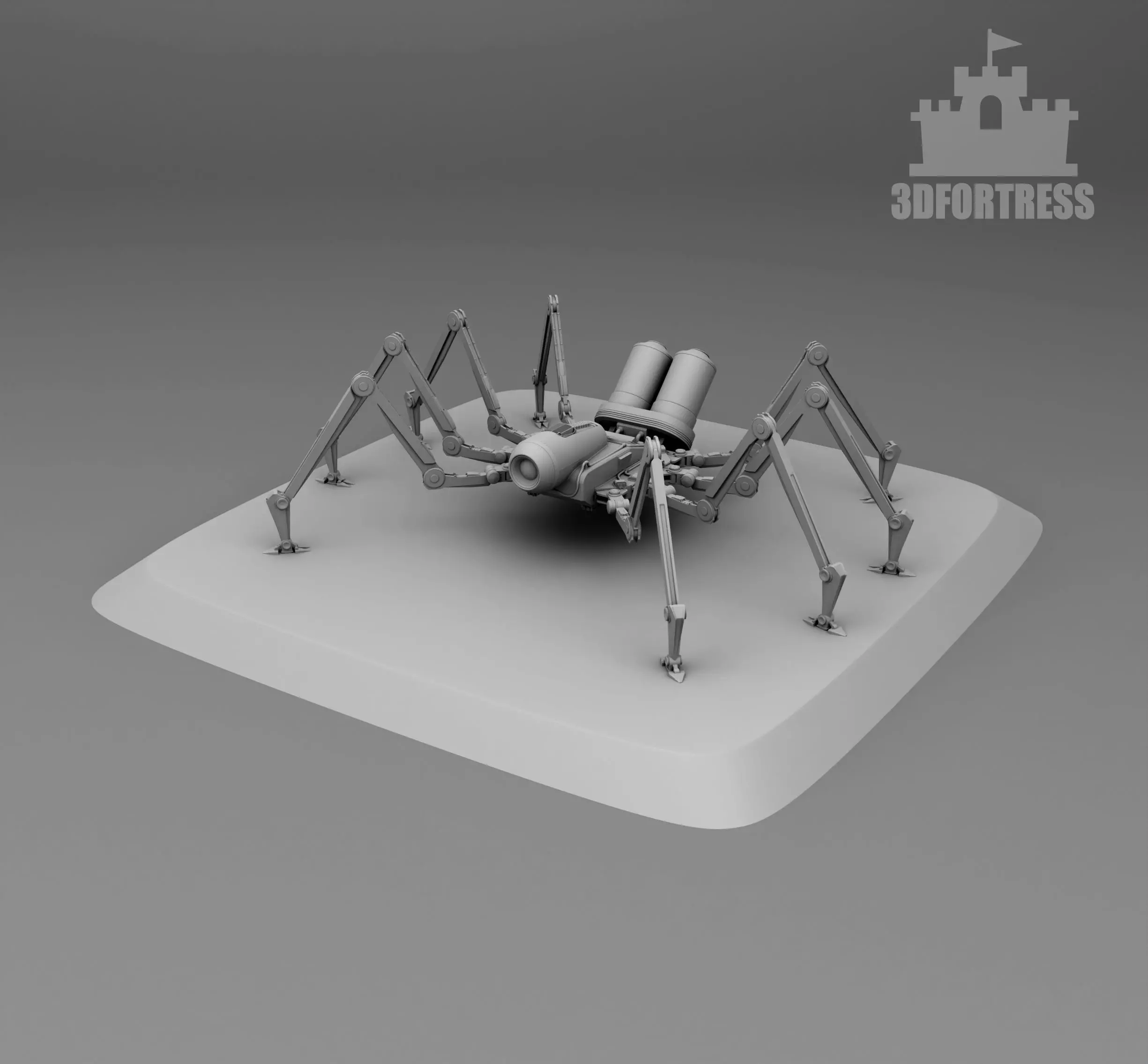 Robot spy 3D print model_0