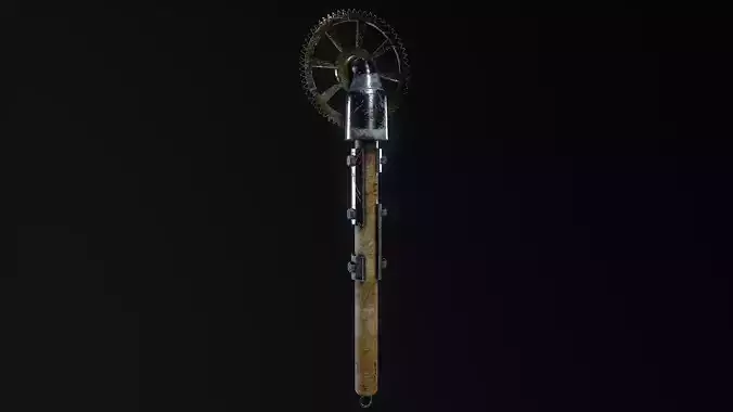 Gear Crusher Low-poly 3D model