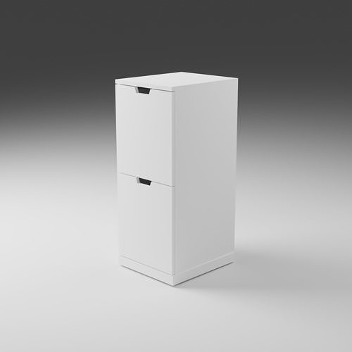 IKEA Nordli 2 High Drawer 3D model