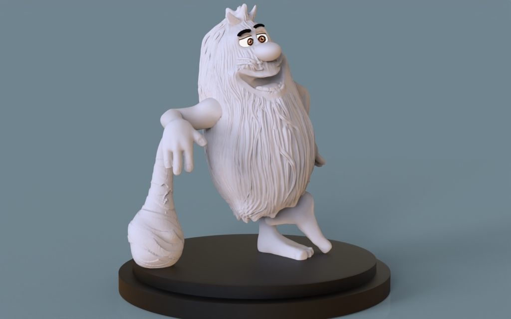 Captain Caveman 3D print model_5