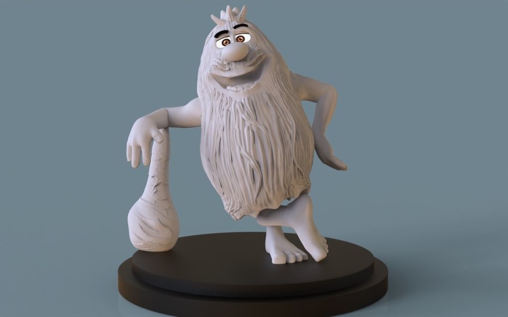 Captain Caveman 3D print model_4