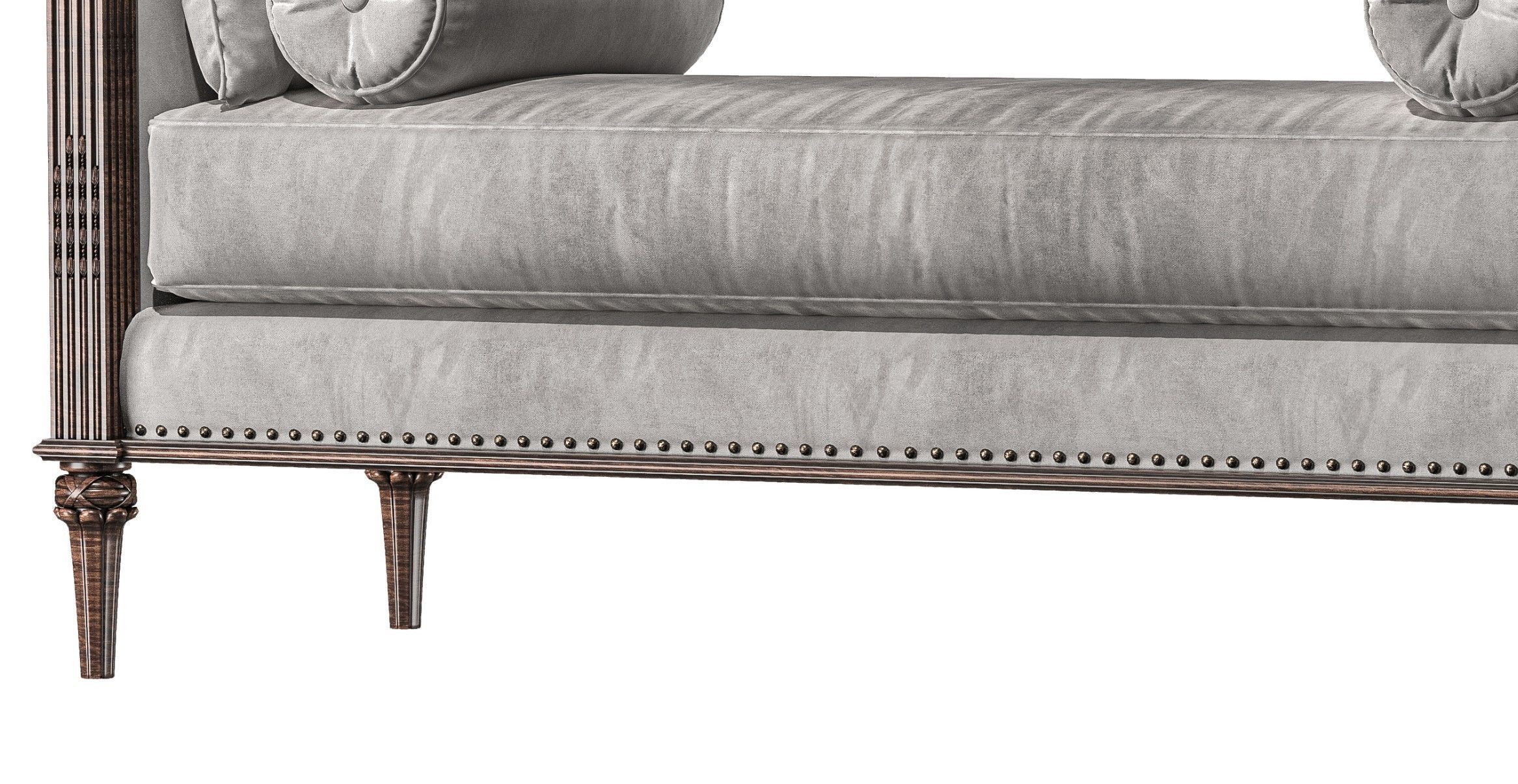 ebanista villandry bench and pouf 3D model_8