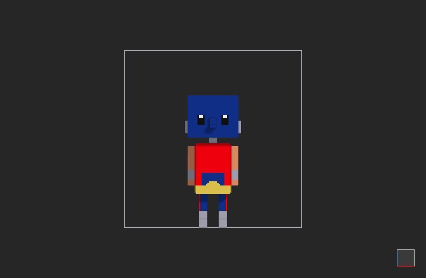 Atom Smasher VOXEL 3D model_1