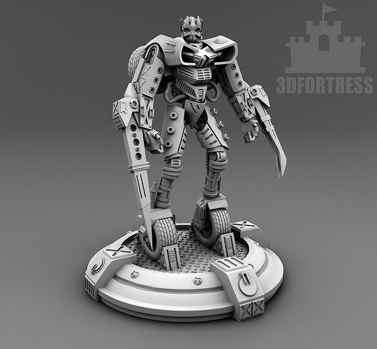  The Berserker robot 3D print model