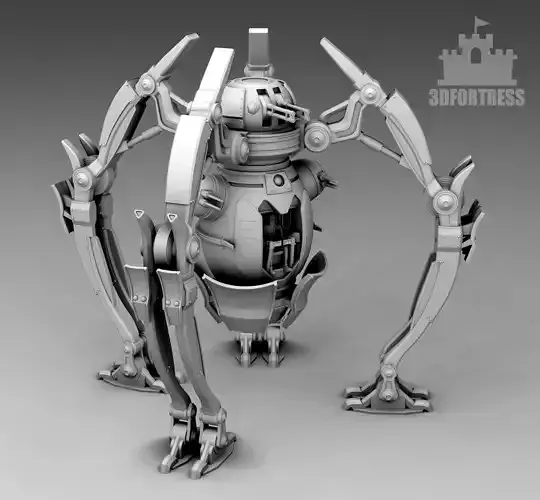 Cylinder robot 3D print model