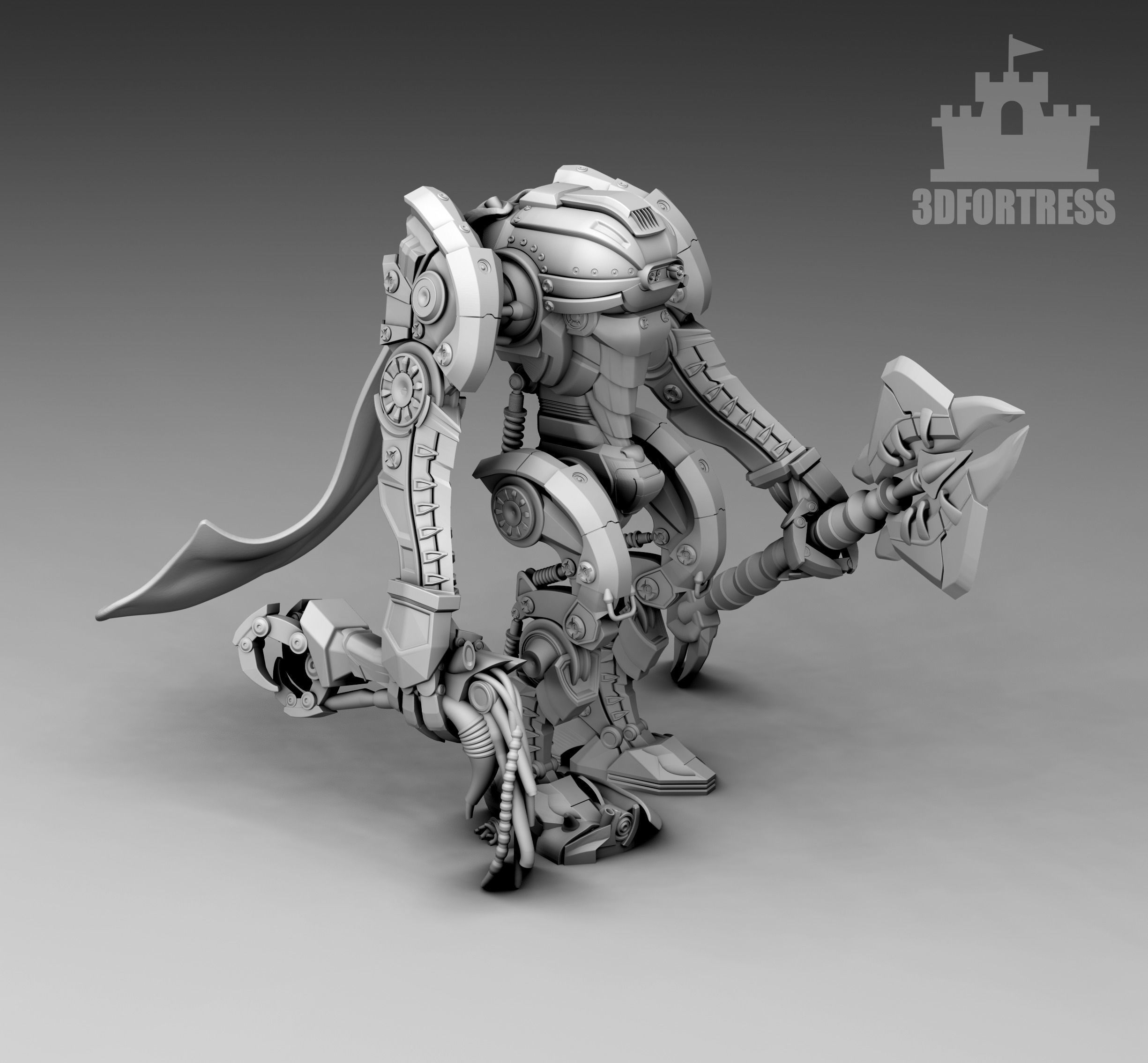  Robot Conqueror 3D print model_1