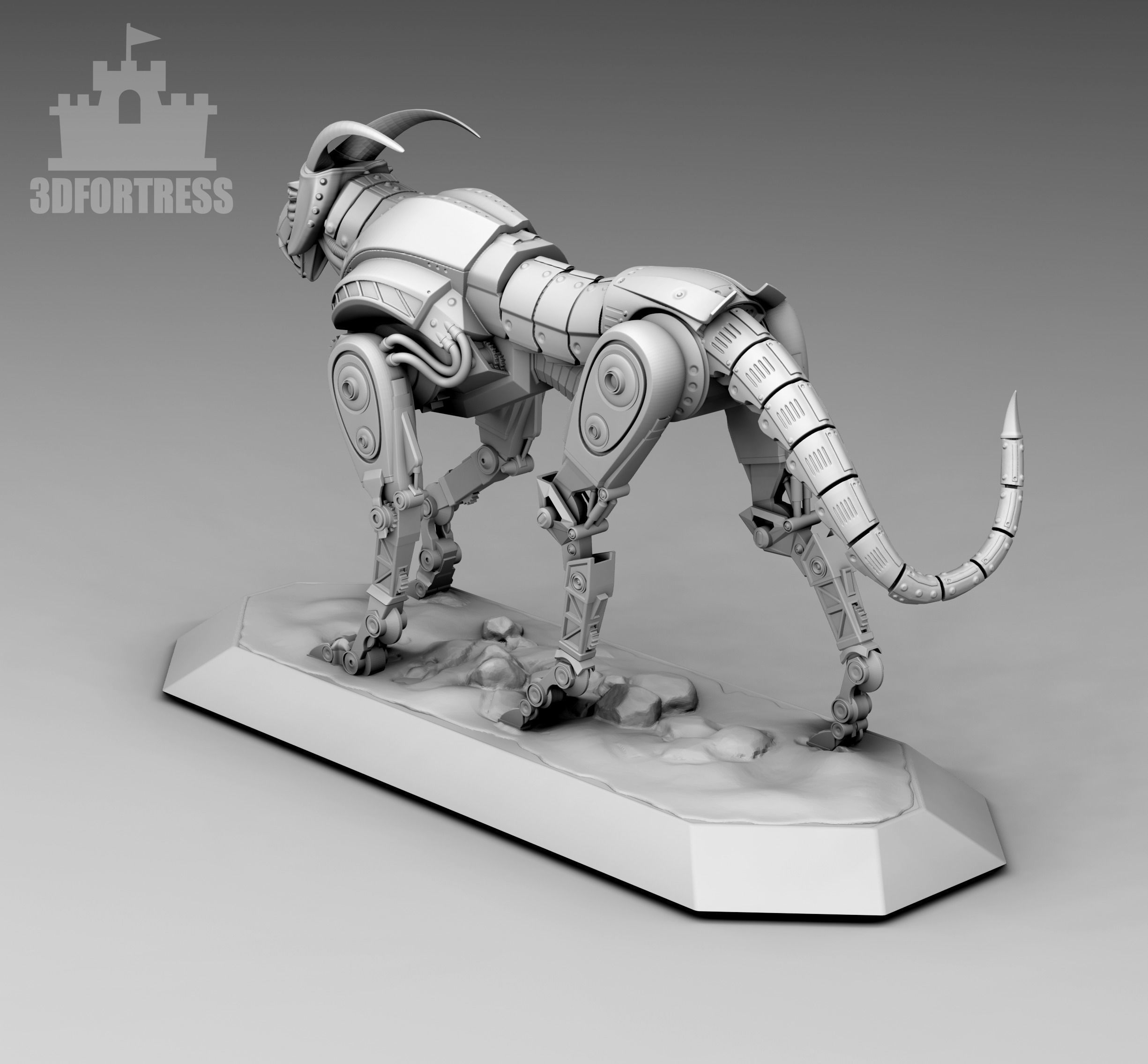 The Panther Robot 3D print model_2