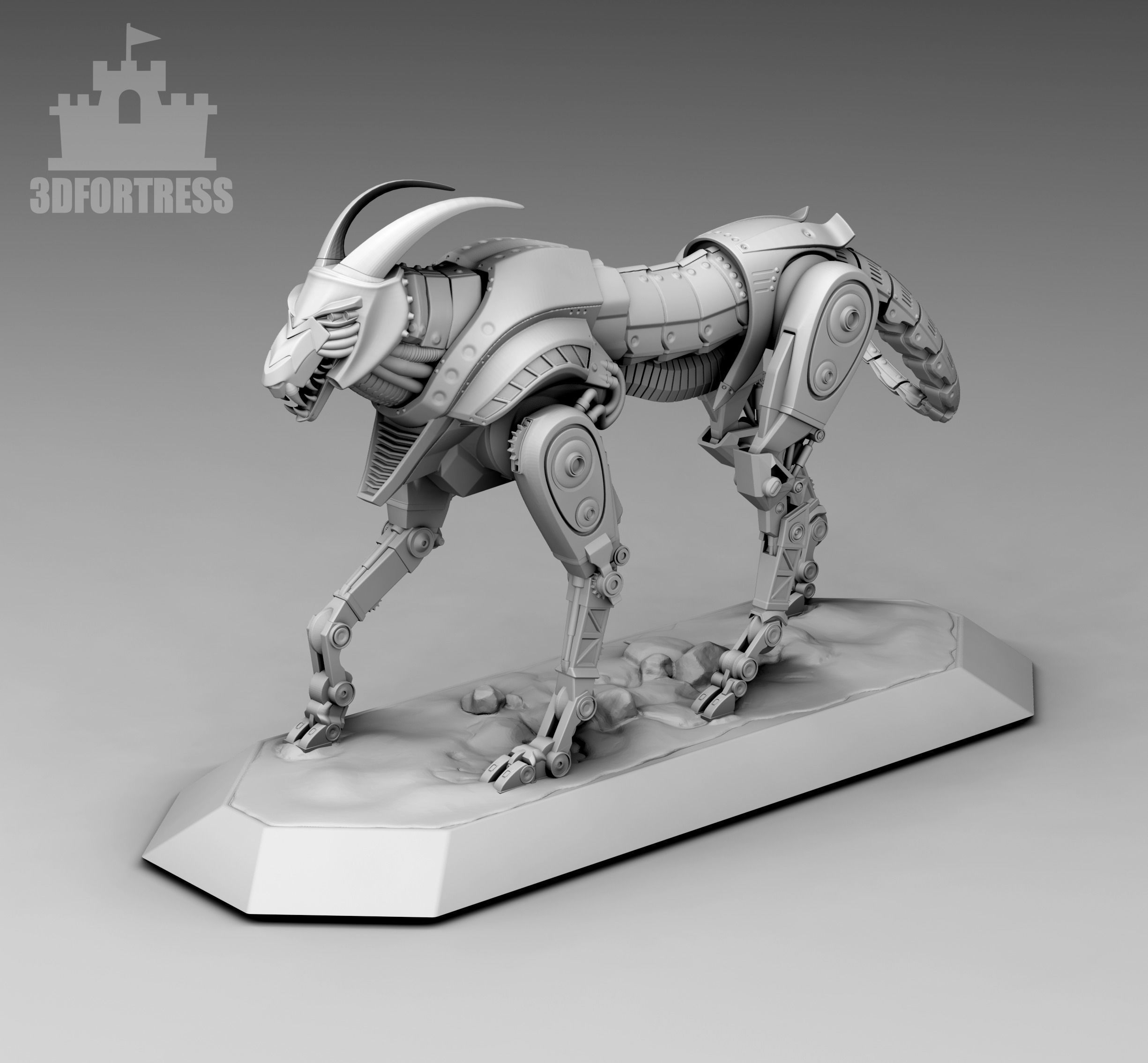 The Panther Robot 3D print model_1