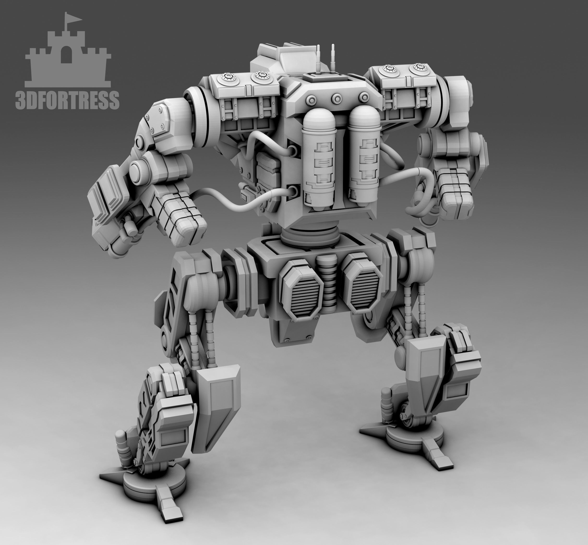  Pneumorobot 3D print model_2