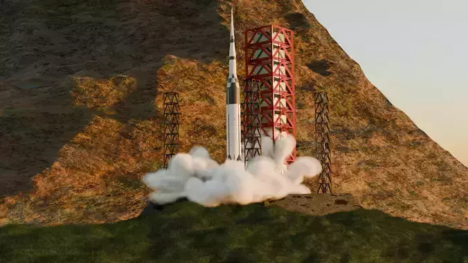 Rocket and launch pad
