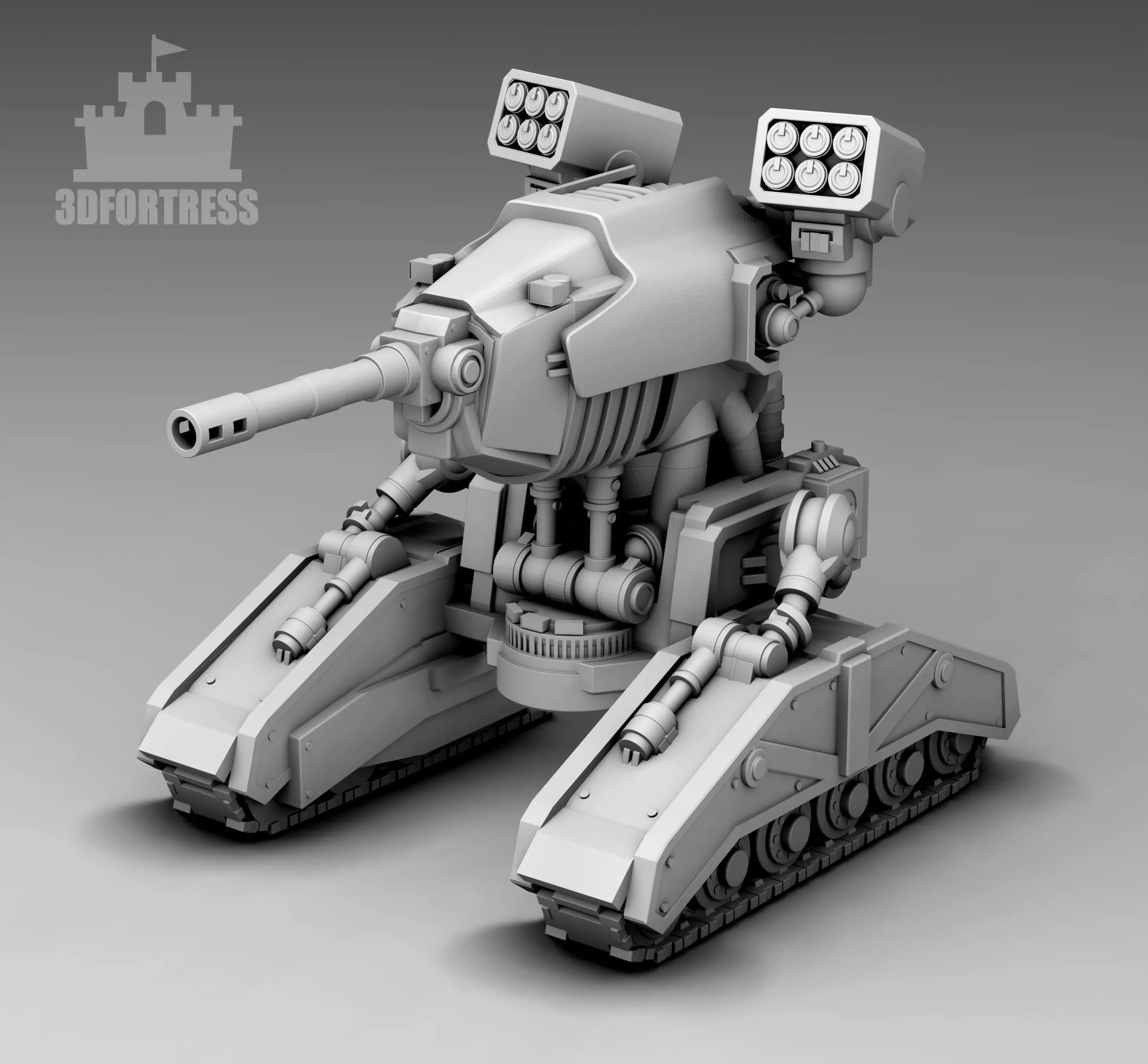 Crawler Robot 3D print model_0