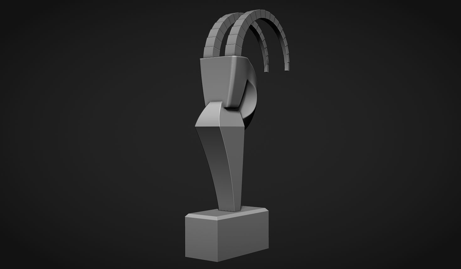 Mountain Goat Home Decor 3D print model_3