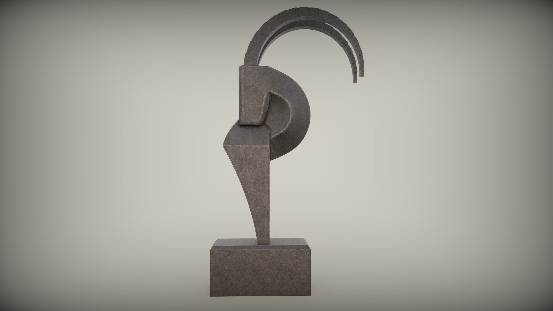 Mountain Goat Home Decor 3D print model_1