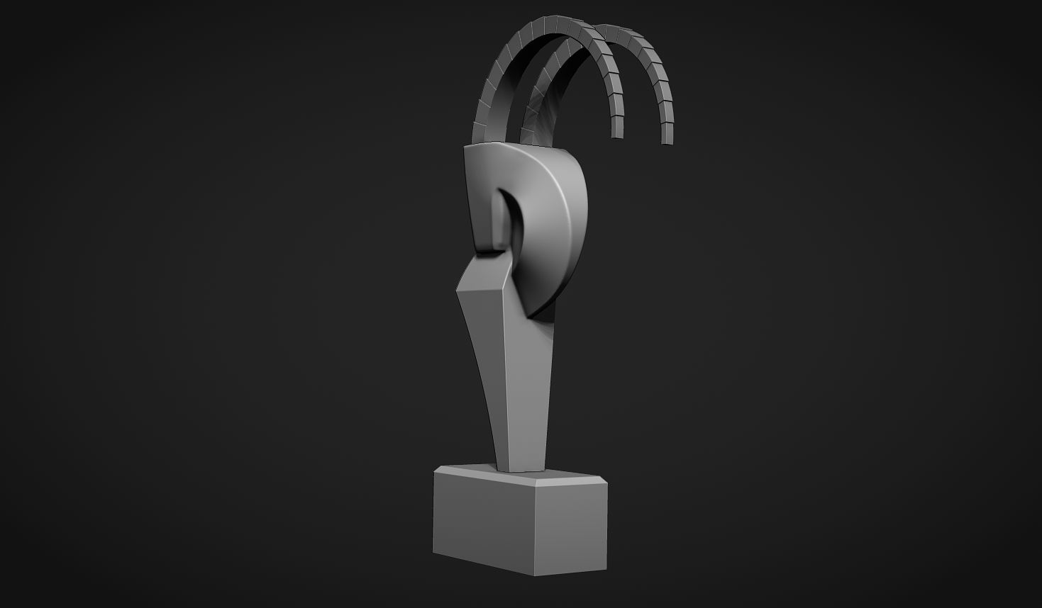 Mountain Goat Home Decor 3D print model_5