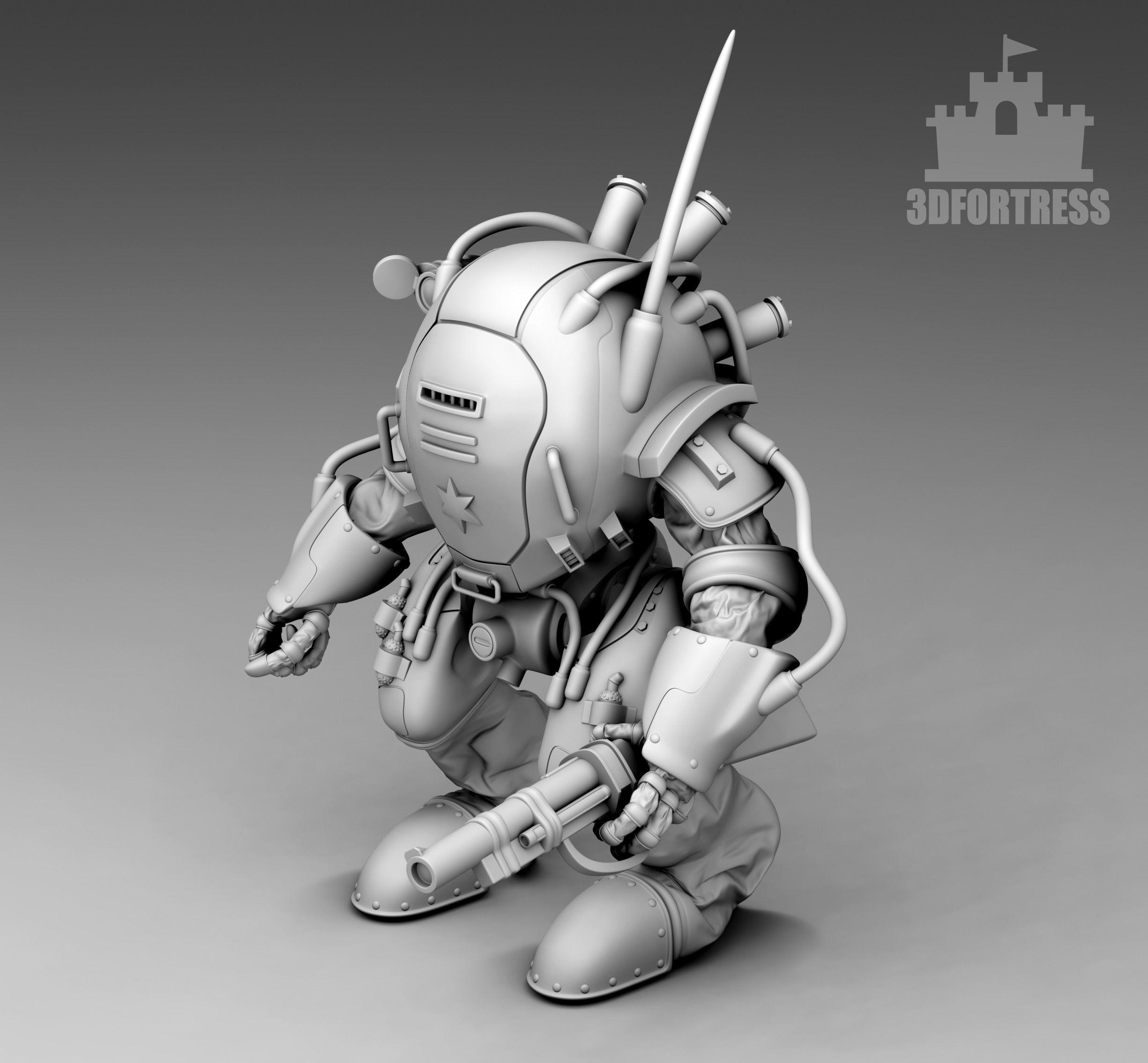  Underwater Robot 3D print model_2