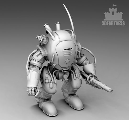  Underwater Robot 3D print model