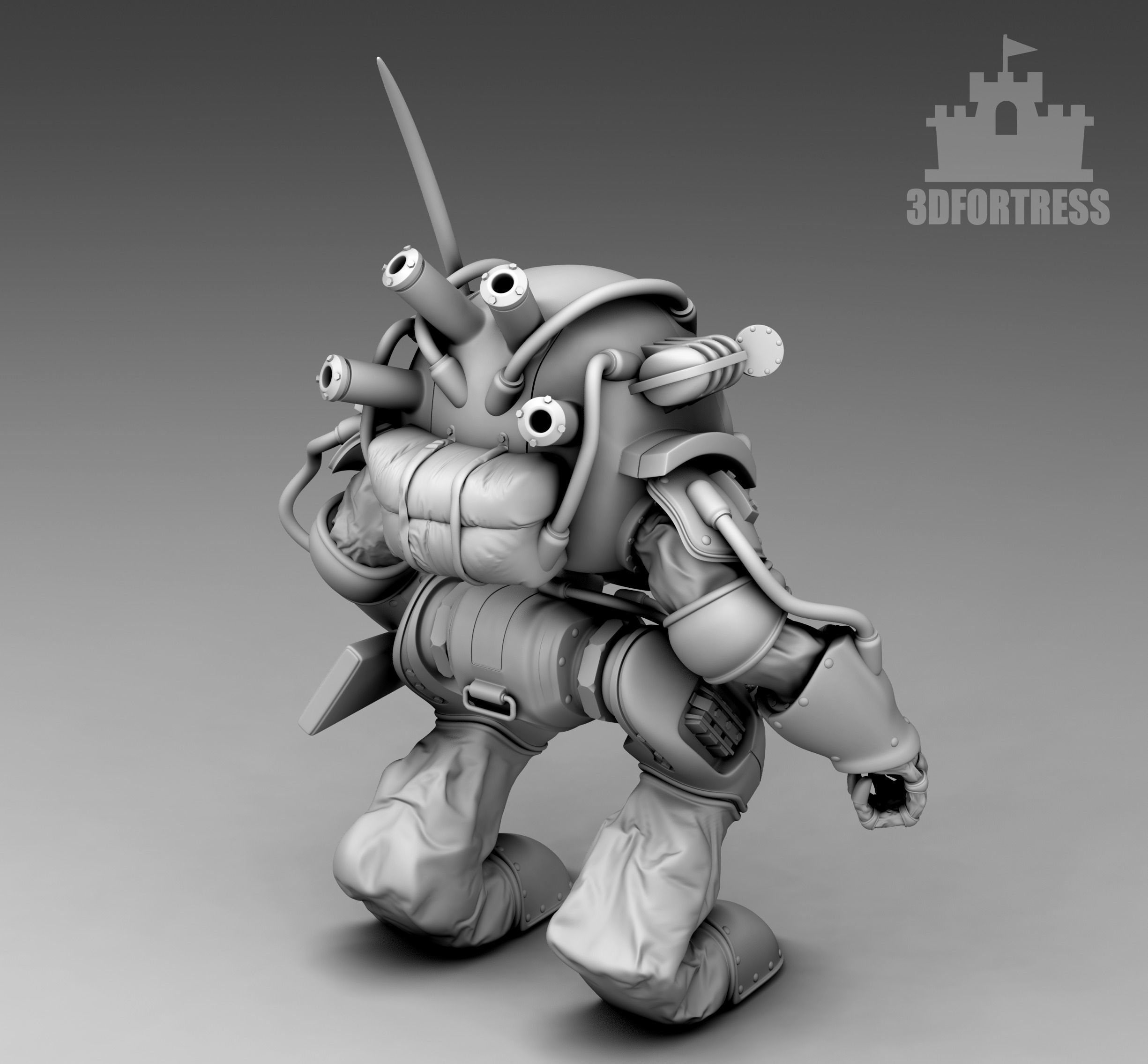  Underwater Robot 3D print model_1