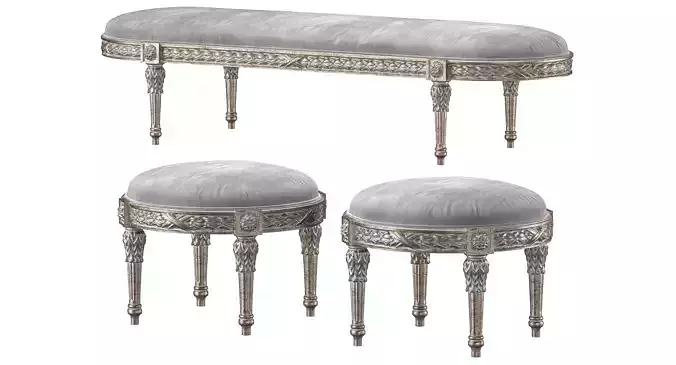 roberto curve bench art 667