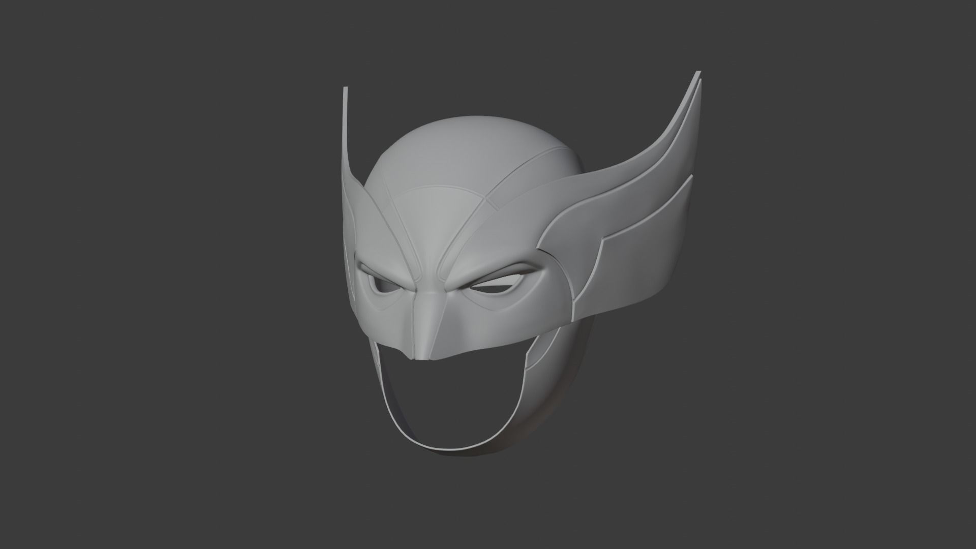 masque wolverine ou casque wolverine ou wolverine helmet 3D print model_8