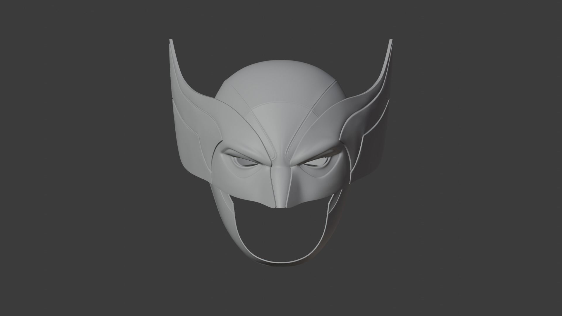 masque wolverine ou casque wolverine ou wolverine helmet 3D print model_7