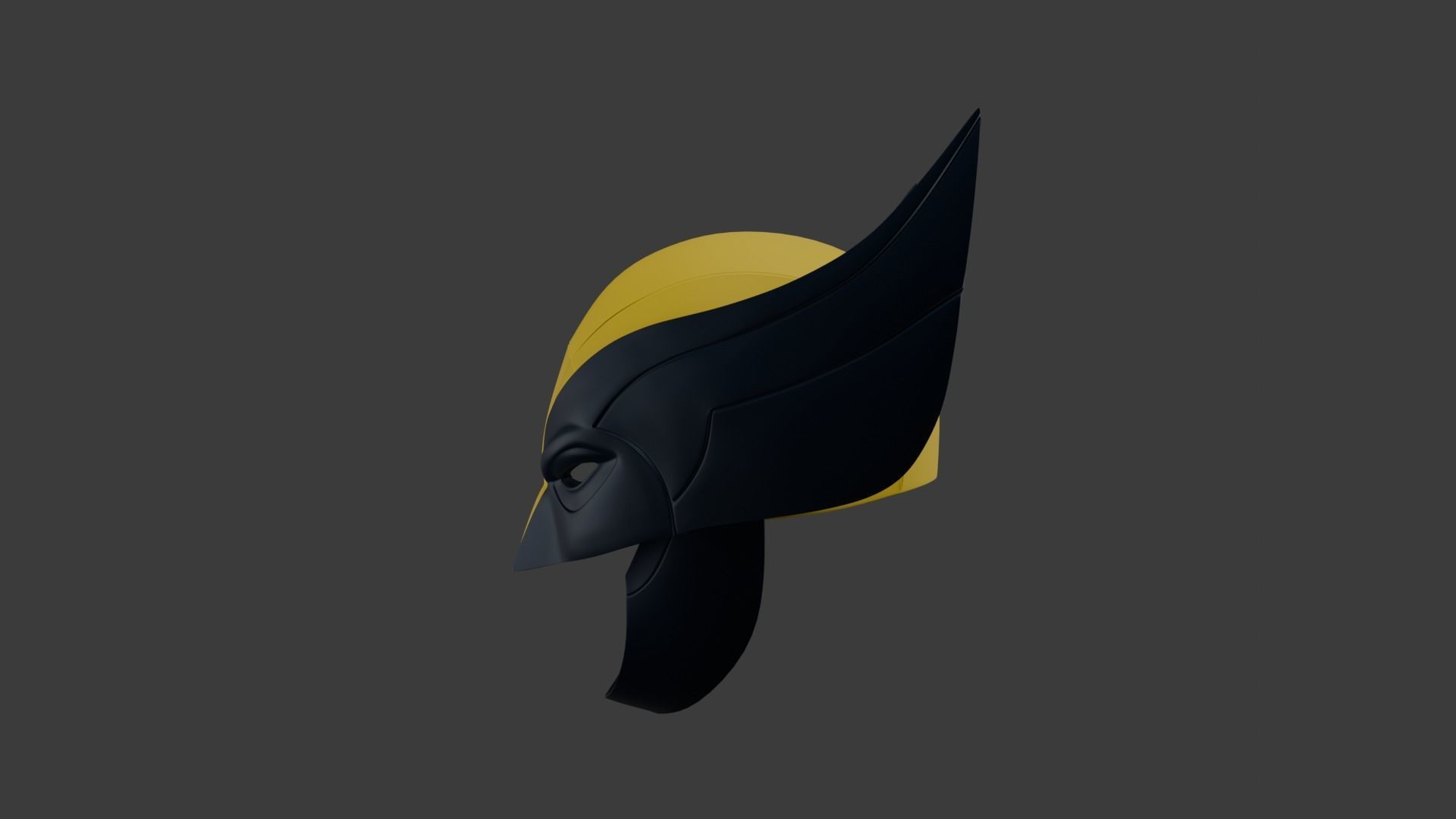 masque wolverine ou casque wolverine ou wolverine helmet 3D print model_4