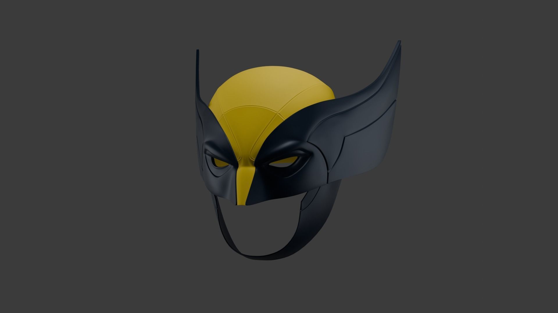 masque wolverine ou casque wolverine ou wolverine helmet 3D print model_2