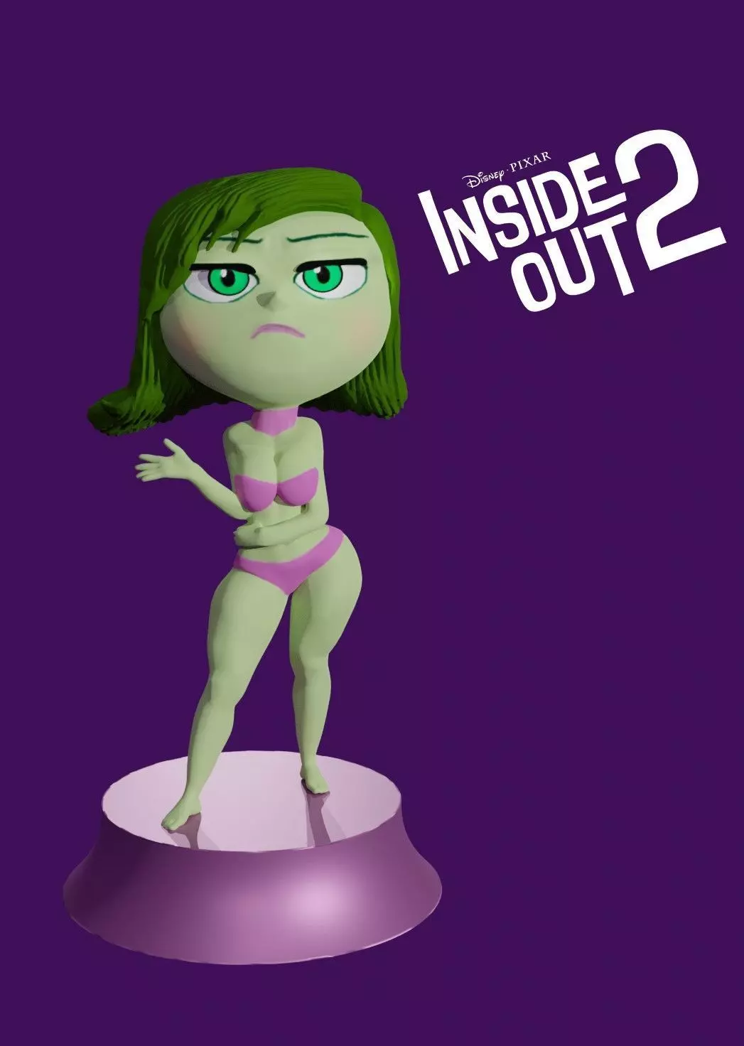 DISGUST - INSIDE OUT 2 3D print model_0