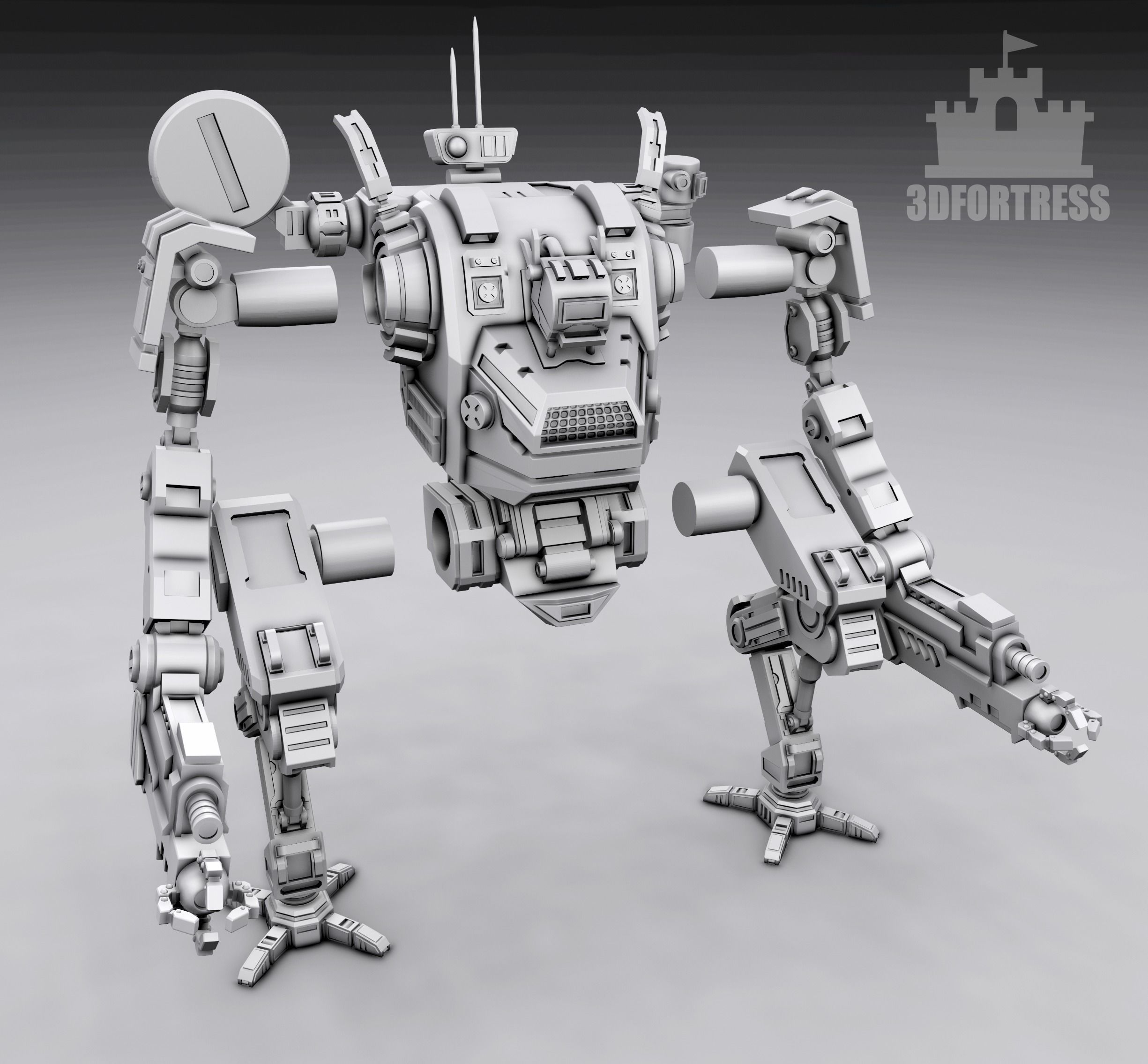  Robot alpha 3D print model_2