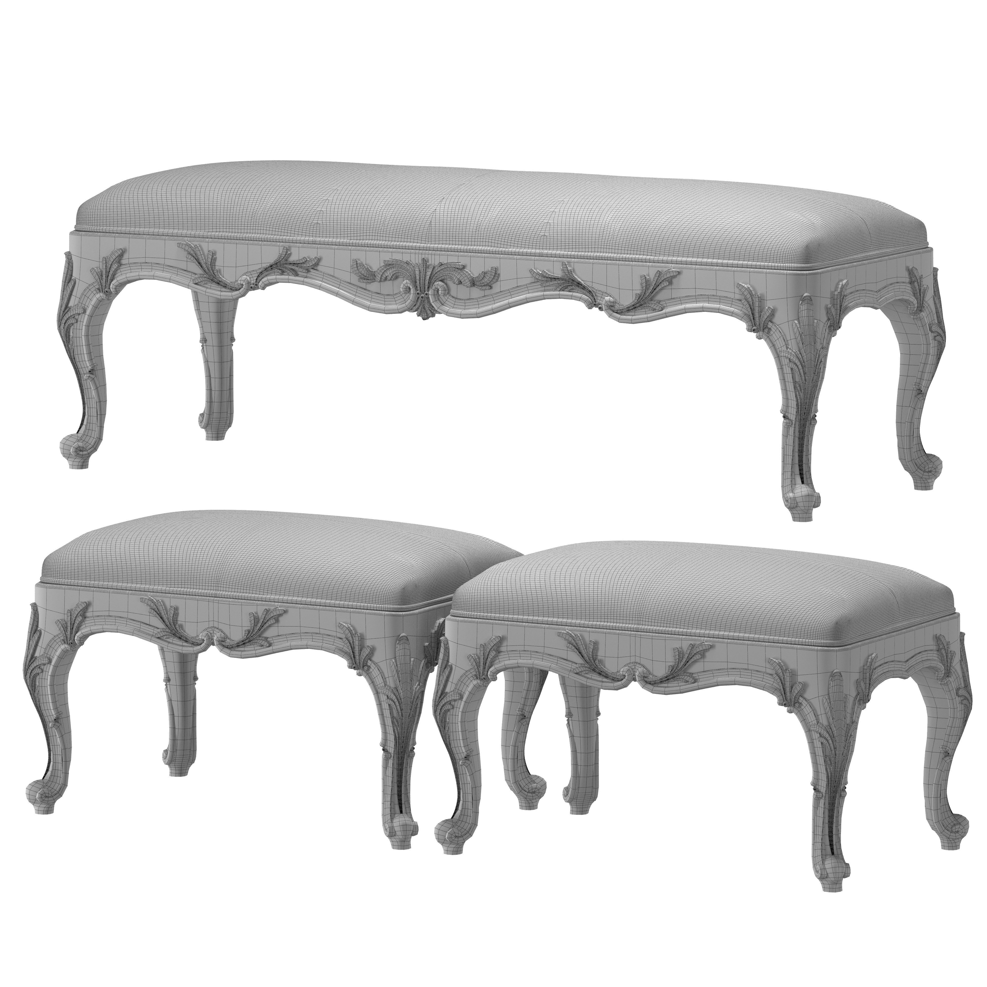 roberto sindia bench art 263 3D model_4