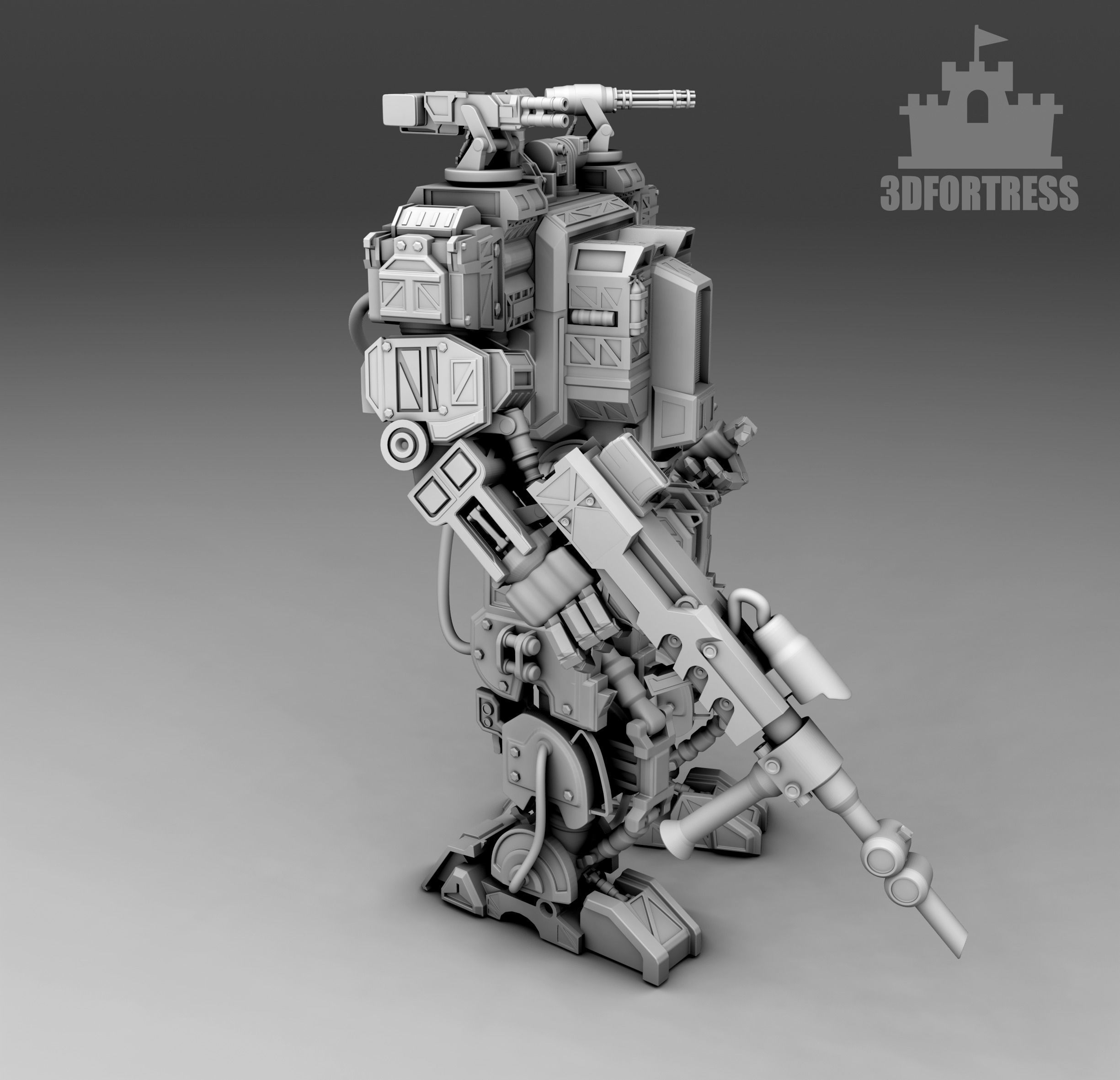  Robot delta 3D print model_2