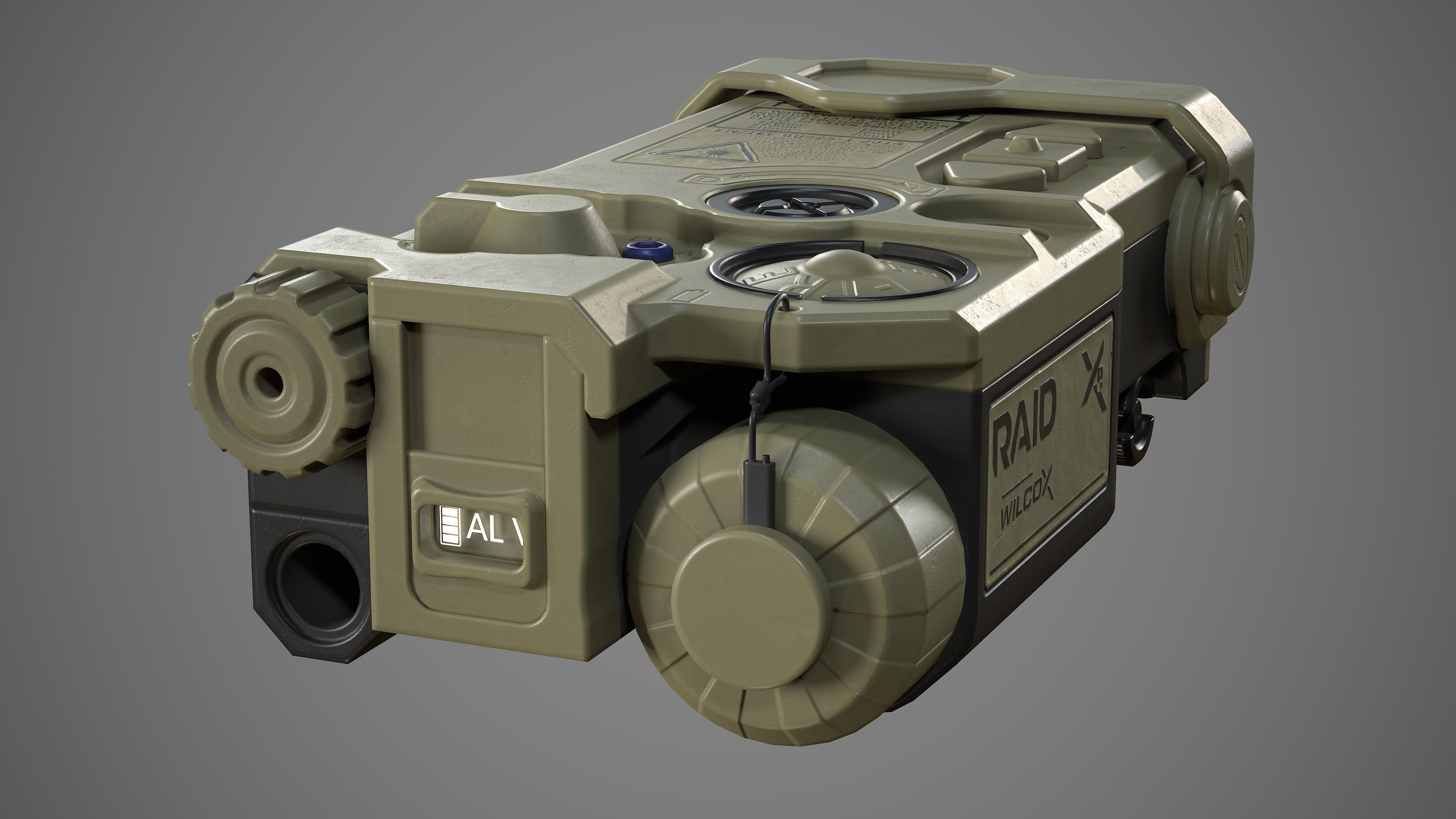 RAID-Xe - Replica Low-poly 3D model_4